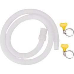 6.6 Feet Wash Machine Inlet Hose with Clamp Fit Up To Portable Wash Machine Dishwasher Inlet Hose Replacement