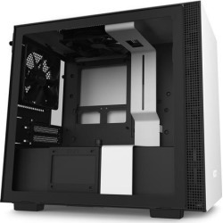 NZXT H210 - Mini-ITX PC Gaming Case - Front I/O USB Type-C Port - Tempered Glass Side Panel - Cable Management System - Water-Cooling Ready.