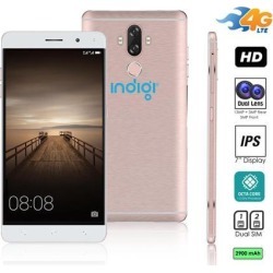 Indigi® Unlocked 4G LTE Android 7 Nougat Octa-Core 1.3GHz 6-inch SmartPhone (Fingerprint Scan + 2SIM Slots + 13MP CAM)(Rose Gold)