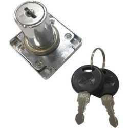 Cam Lock Desk Drawer Lock with 2 Keys for Cupboard Mailbox File Cabinet F