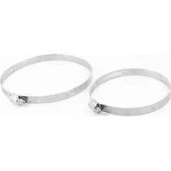 2 Pieces Bolt Release 91mm to 114mm Worm Drive Hose Clamps Pipe Hoops