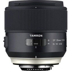 TAMRON AFF012C-700 SLR Lenses SP 35mm F/1.8 Di VC USD Lens - Canon Mount, Black
