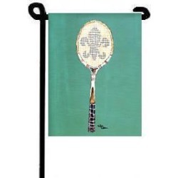 Carolines Treasures 8479GF Tennis Fleur de lis Flag Garden Size