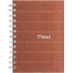Mead 45186 Recycled Notebook, 5 X 7, 80 Sheets, College Ruled, Perforated, Assorted