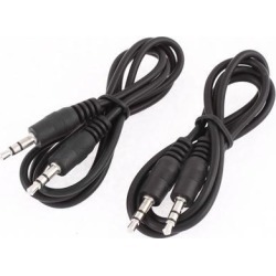 Unique Bargains 3.5mm Male to Male Plug Audio Stereo Extension Cord Cable 70cm for PC MP3 MP4