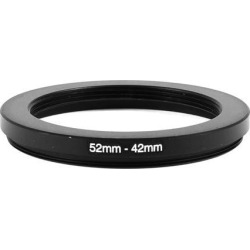 52mm-42mm 52mm-42mm Aluminum Step-Down Filter Ring Adapter for Canon Camera