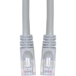 Cable Wholesale Cat 6 Gray Ethernet Patch Cable, Snagless / Molded Boot, 14 Foot