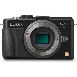 Panasonic Lumix DMC-GX1 16 MP Micro 4/3 Mirrorless Digital Camera with 3-Inch LCD Touch Screen Body Only (Black)