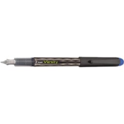 Pilot 90011 Varsity Disposable Fountain Stick India Pen, Blue Ink, Medium