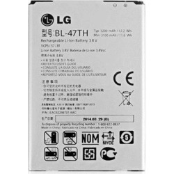 LG G Pro 2 OEM Cell Phone Li-ion Battery 3200mAh 3.8V 11.9Wh BL-47TH EAC62298701