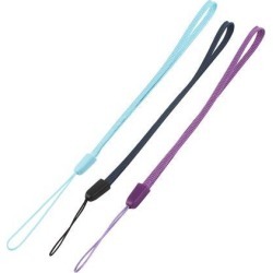 Unique Bargains 3 x Tri Color Braided Cord Lanyard Hand Strap for Mobile Phone Mp3 Mp4
