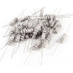 Unique Bargains 30 x 2W 1 Ohm 5% Tolerance Axial Lead Color Ring Carbon Film Resistors