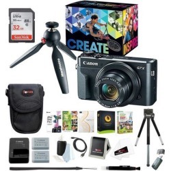 Canon PowerShot G7 X Mark II Digital Camera Video Kit + Corel Software + Bundle