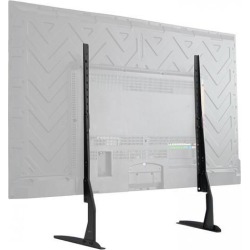VIVO Universal LCD Flat Screen TV Table Top VESA Mount Stand Black Base fits.