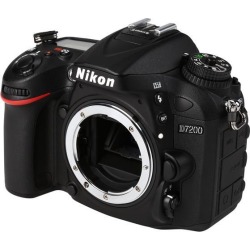 Nikon D7200 1554 Black Digital SLR Camera - Body Only