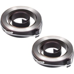 Drill Press Spring Drill Press Quill Feed Return Coil Spring Assembly Spring Steel Chemical Blackening Finish 1540mm Expand Long 60 x 10 x 0.8mm 2 Pcs