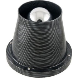 3' Carbon Fiber Black Gray Heat Shielded Air Intake Filter