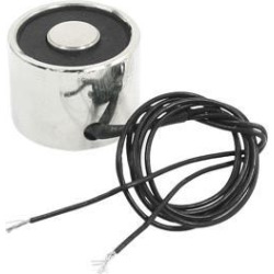 Unique Bargains 5.5LB/2.5kg Force Lifting Magnet Electromagnet Solenoid Lift Holding 20mm DC24V