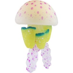 Silicone Glowing Effect Artificial Jellyfish Ornament for Fish Tank Aquarium