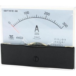 Unique Bargains Analog Panel Ammeter Gauge DC 0 - 300A Measuring Range 1.5 Accuracy 44C2