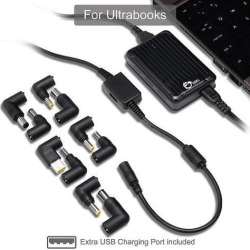 SIIG Ultra-Compact Universal Laptop Power Adapter - 90W