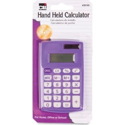 Hand Held Calculator 8-Digit 12/PK Assorted