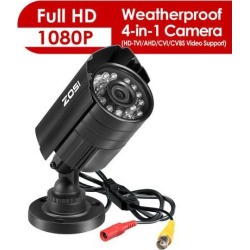 ZOSI HD 1080p 4in1 Outdoor Bullet CCTV Home Security Surveillance Camera IR Cut