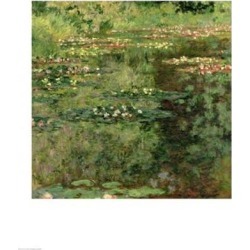Posterazzi BALXIR98035LARGE The Waterlily Pond 1904 Poster Print by Claude Monet - 24 x 36 in. - Large