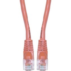 CableWholesale 10X8-03107 Cat6 Orange Ethernet Patch Cable Snagless Molded Boot 7 foot