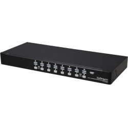 StarTech.com SV1631DUSBUK 16 Port 1U Rack Mount USB KVM Switch Kit with OSD and Cables