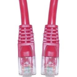 Offex Cat6 Ethernet Patch Cable, Snagless/Molded Boot, 35 foot - Red