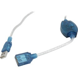 C2G 39978 USB Active Extension Cable - USB 2.0 A Male to A Female Cable, Beige (16.4 Feet, 5 Meters)