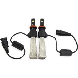 Pair DC 12V H11 White LED Headlight Driving Fog Light for Auto Car Motorcycle