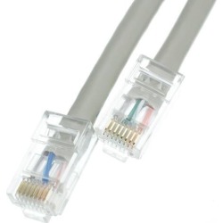 Offex Cat5e Ethernet Patch Cable Bootless 50 foot - Gray