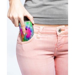 LUXENDARY CLEAR TIE DYE DESIGN CHROME SERIES CASE FOR IPHONE 7