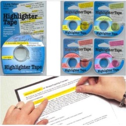Lee Products Company LEE13978 Removable Highlighter Tape Pink