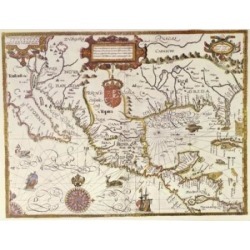 Posterazzi SAL900135923 The New World Ca.1600 Maps Poster Print - 18 x 24 in.