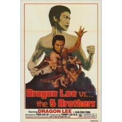 Posterazzi MOVGH8548 Dragon Lee Vs. Five Brothers Movie Poster - 27 x 40 in.