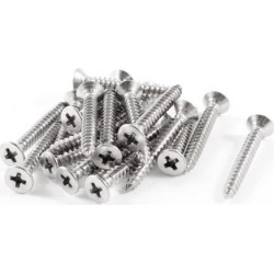 Unique Bargains Industry 30mm x 4mm Threaded Self Tapping Screws Drilling 20 Pcs