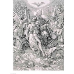 Posterazzi BALXAM78022LARGE The Holy Trinity Poster Print by Albrecht Durer - 24 x 36 in. - Large