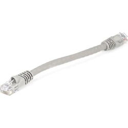 Monoprice Cat6 Ethernet Patch Cable - Network Internet Cord - RJ45, Stranded, 550Mhz, UTP, Pure Bare Copper Wire, 24AWG, 0.5ft, Gray