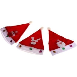 3Pcs Kids Children Unisex Christmas Xmas Novelty Hat Cap Santa Party Wear