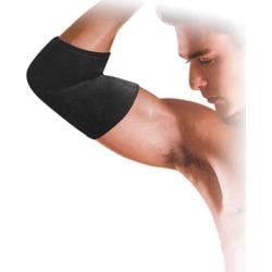 Unique Bargains Stretchy Fitness Sports Elbow Support Sleeve Bandage Brace Protector Adult Black