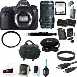 Canon EOS 6D DSLR Camera (Body Only) with Canon 70-300mm IS Zoom Lens