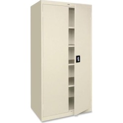 Lorell Steel Storage Cabinets 36'x18'x72' Putty 41307