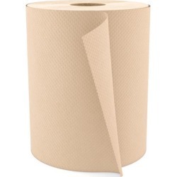Select Roll Paper Towels, 1-Ply, 7.875' x 600 ft, Natural, 12/Carton H065
