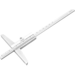Depth Gauge Vernier Caliper 150mm X 0.02mm Carbon Steel Measuring Tool with Storage Case