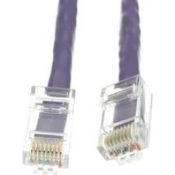 Cable Wholesale CAT5E Ethernet Patch Cable UTP Bootless 350MHz 50 foot - Purple