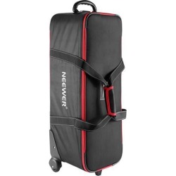 Neewer Photo Studio Equipment Trolley Carry Bag 30'x11'x11'/77x28x27cm with Straps Padded Compartment Wheel, Handle for Light Stand, Tripod, Strobe