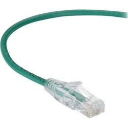 Black Box C6PC28-GN-02 Slim-Net Cat6 Patch Cable Green 2Ft